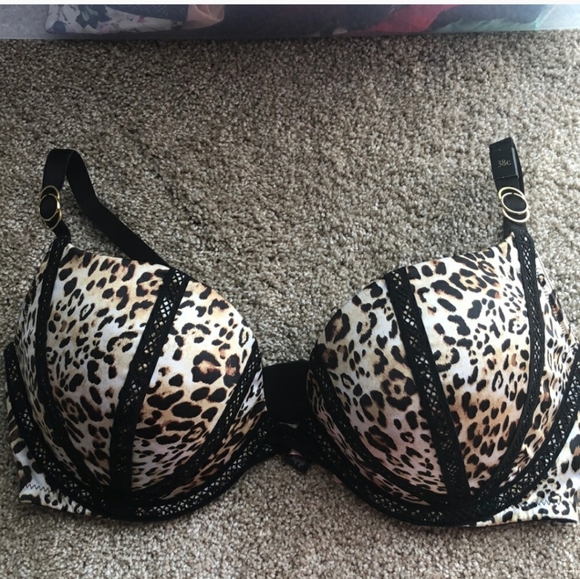 Victoria's Secret Other - 🐆 Victoria’s Secret Very Sexy 38C Leopard Black